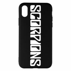Чехол для iPhone X/Xs Scorpions - PrintSalon