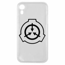Чехол для iPhone XR SCP logo - PrintSalon
