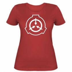 Женская футболка SCP logo - PrintSalon