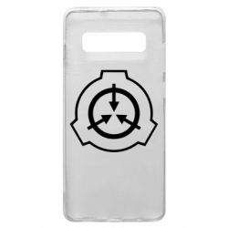 Чехол для Samsung S10+ SCP logo - PrintSalon