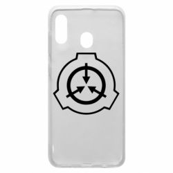 Чехол для Samsung A30 SCP logo - PrintSalon