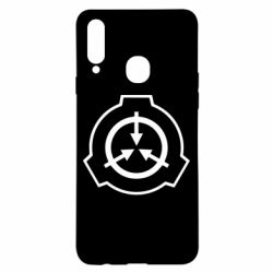 Чехол для Samsung A20s SCP logo - PrintSalon