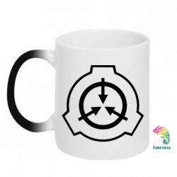 Чашка-хамелеон SCP logo - PrintSalon