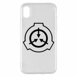 Чехол для iPhone X/Xs SCP logo - PrintSalon