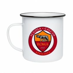 Кружка емальована Scuola logo - PrintSalon