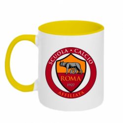 Чашка двокольорова Scuola logo - PrintSalon