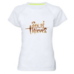 Женская футболка для спорта Sea of Thieves logo - PrintSalon