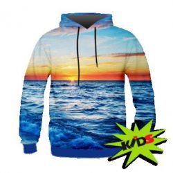 Детское 3D худи Sea - PrintSalon