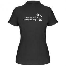Женское поло SEAT SPORT - PrintSalon
