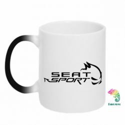 Чашка-хамелеон SEAT SPORT - PrintSalon