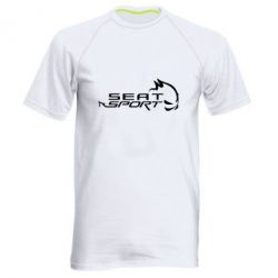 Мужская футболка для спорта SEAT SPORT - PrintSalon