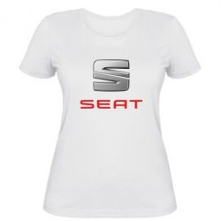 Женская футболка Сеат - PrintSalon
