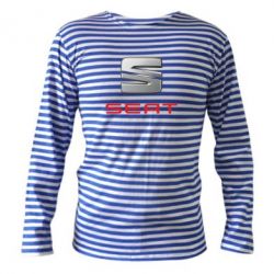 Тельняшка с длинным рукавом Сеат - PrintSalon