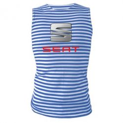 Майка-тельняшка Сеат - PrintSalon