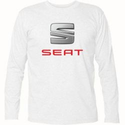 Футболка с длинным рукавом Сеат - PrintSalon