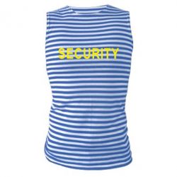 Майка-тельняшка Security - PrintSalon