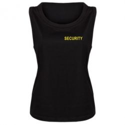 Женская майка Security - PrintSalon