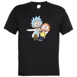 Мужская футболка  с V-образным вырезом See Morti - PrintSalon