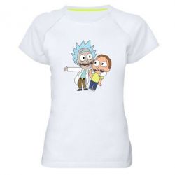 Женская футболка для спорта See Morti - PrintSalon