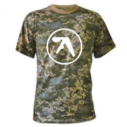 Камуфляжна футболка selected ambient works - PrintSalon