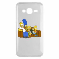 Чехол для Samsung J3 2016 Семейство Симпсонов - PrintSalon