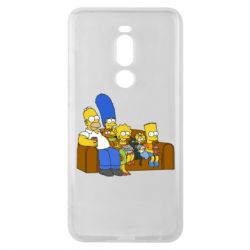 Чехол для Meizu Note 8 Семейство Симпсонов - PrintSalon