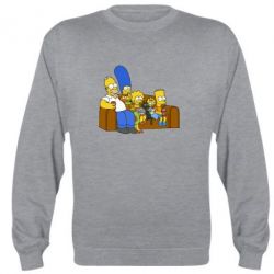 Cвитшот Семейство Симпсонов - PrintSalon