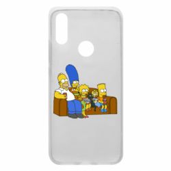 Чехол для Xiaomi Redmi 7 Семейство Симпсонов - PrintSalon