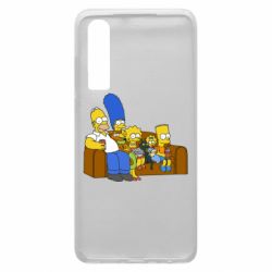 Чехол для Huawei P30 Семейство Симпсонов - PrintSalon