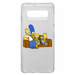 Чехол для Samsung S10+ Семейство Симпсонов - PrintSalon