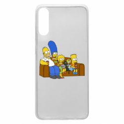 Чехол для Samsung A70 Семейство Симпсонов - PrintSalon
