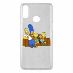 Чехол для Samsung A10s Семейство Симпсонов