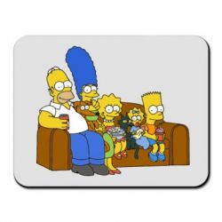 Коврик для мыши Семейство Симпсонов - PrintSalon