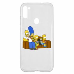 Чехол для Samsung A11/M11 Семейство Симпсонов - PrintSalon