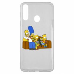 Чехол для Samsung A20s Семейство Симпсонов - PrintSalon