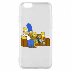 Чехол для iPhone 6/6S Семейство Симпсонов-PrintSalon Чехол для iPhone 6/6S Семейство Симпсонов