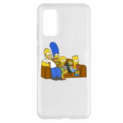 Чехол для Samsung S20 Семейство Симпсонов - PrintSalon
