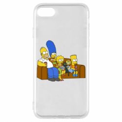 Чехол для iPhone 7 Семейство Симпсонов - PrintSalon