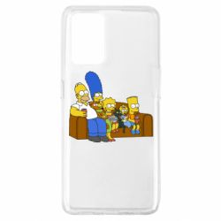 Чехол для Oppo A74 4G Семейство Симпсонов - PrintSalon