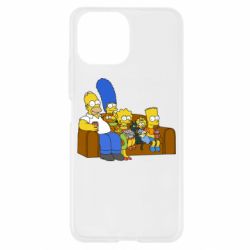 Чехол для Xiaomi Mi11 Lite Семейство Симпсонов - PrintSalon