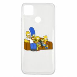 Чехол для Xiaomi Redmi 9c Семейство Симпсонов - PrintSalon
