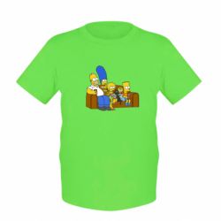 Детская футболка Семейство Симпсонов - PrintSalon