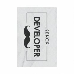 Полотенце с принтом Senor Developer - PrintSalon