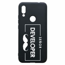 Чехол для Xiaomi Redmi 7 Senor Developer - PrintSalon