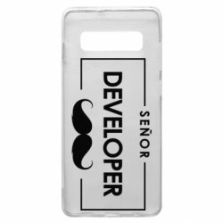 Чехол для Samsung S10+ Senor Developer - PrintSalon