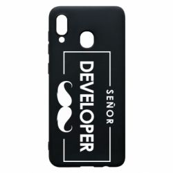 Чехол для Samsung A20 Senor Developer - PrintSalon