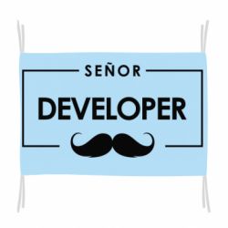 Флаг Senor Developer - PrintSalon