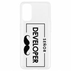 Чехол для Oppo Reno 4 Senor Developer - PrintSalon