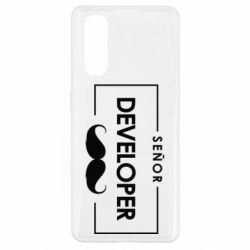 Чехол для Oppo Find X2 Senor Developer - PrintSalon