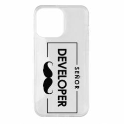 Чехол для iPhone 14 Pro Max Senor Developer - PrintSalon